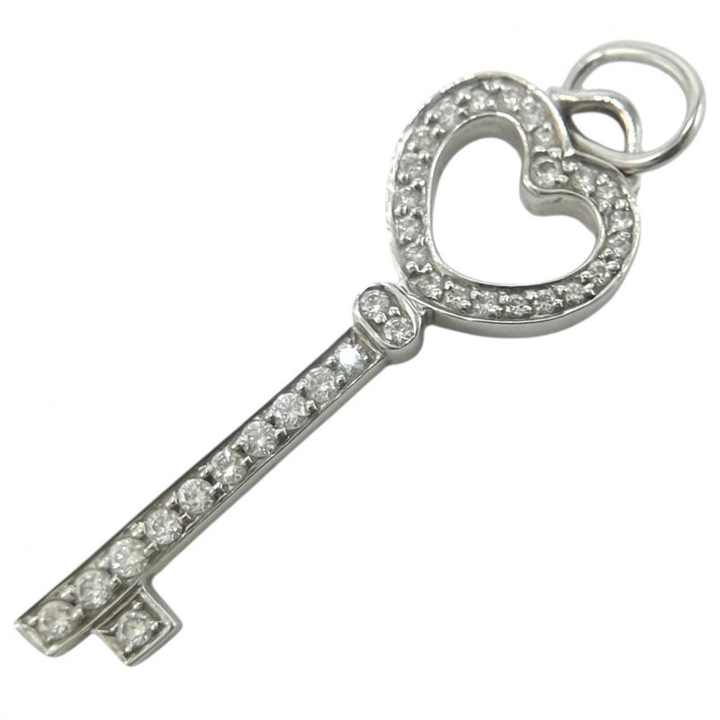 Tiffany & Co Pendant Top Ladies Heart Key Motif Jewelry Accessories Tiffany &
