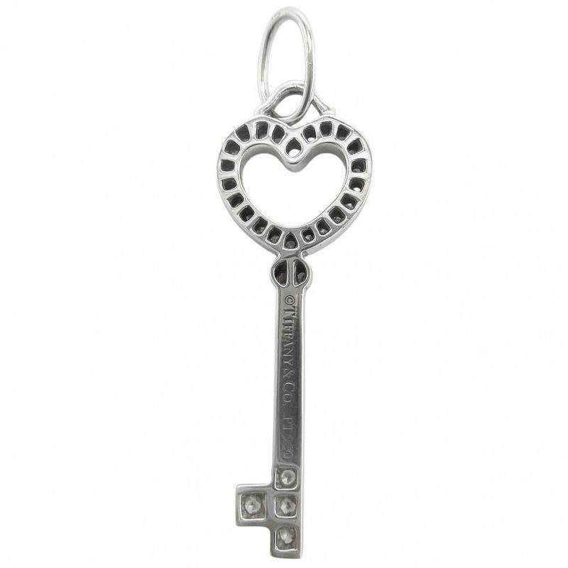 Tiffany & Co Pendant Top Ladies Heart Key Motif Jewelry Accessories Tiffany &