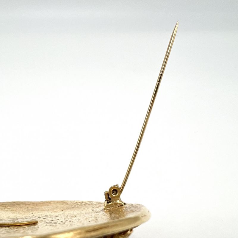 Chanel Brooch Ladies Round Coco Mark Accessory Vintage Chanel GP 94A Gold