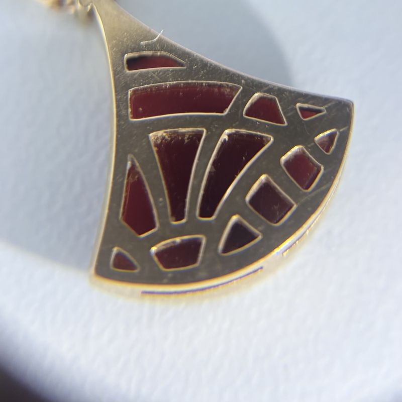 Bulgari Necklace Ladies Diva Dream Jewelry Accessories With Adjuster Au750 PG