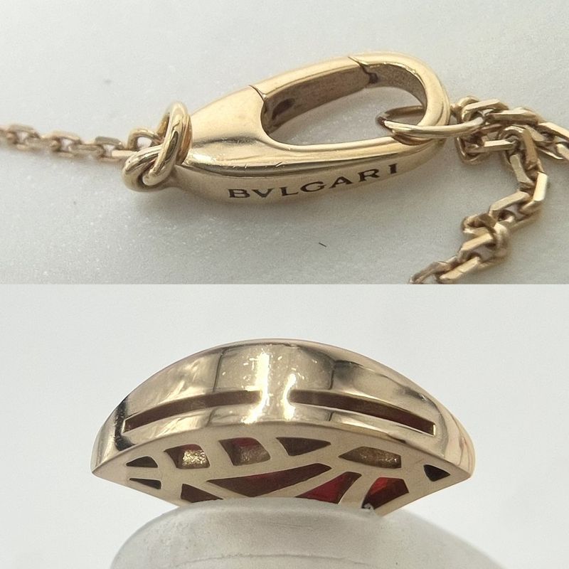 Bulgari Necklace Ladies Diva Dream Jewelry Accessories With Adjuster Au750 PG