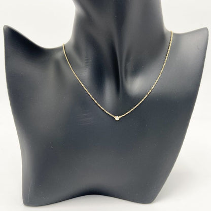 Tiffany & Co Necklace Women's By-the-yard Jewelry Accessories Single Diamond