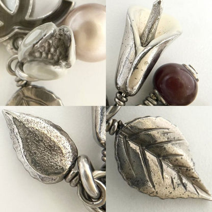 Chanel Necklace Ladies Coco Mark Pendant Accessory With Adjuster Flower Motif