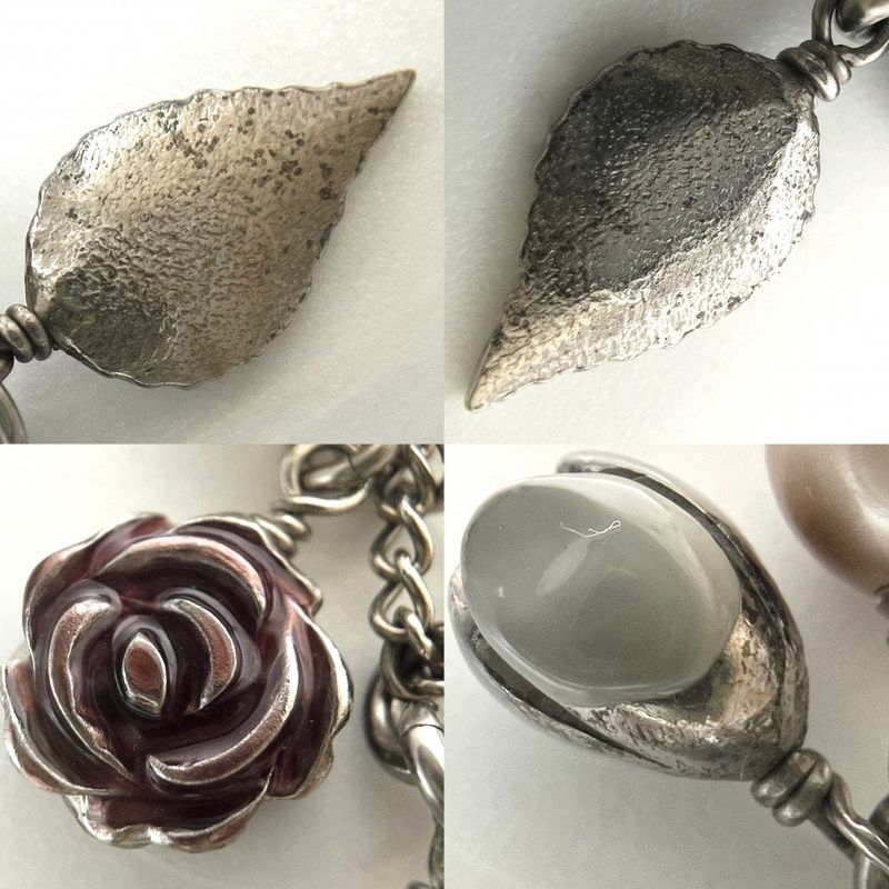 Chanel Necklace Ladies Coco Mark Pendant Accessory With Adjuster Flower Motif