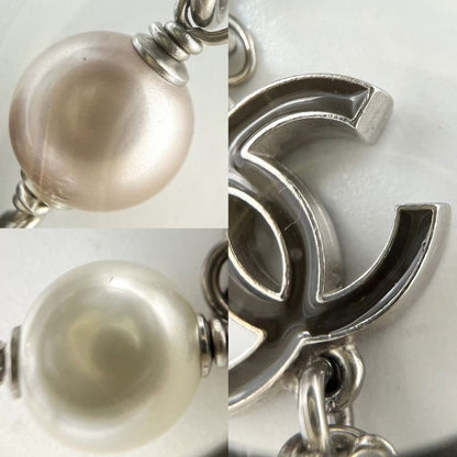 Chanel Necklace Ladies Coco Mark Pendant Accessory With Adjuster Flower Motif