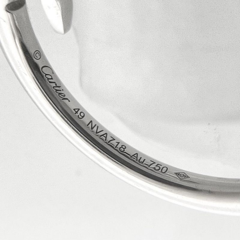 Cartier Ring Ladies Juste Un Clou Ring Accessories Jewelry 18K Gold WG Au750