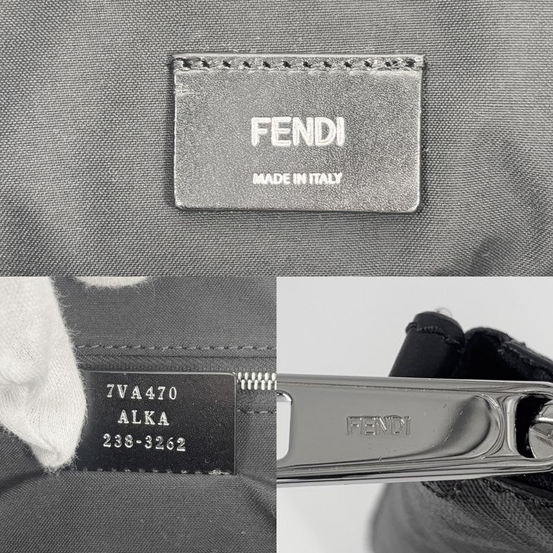 Fendi Shoulder Bag Men's Diagonal Messenger Bag FF Second Bag Shoulder Crossbody
