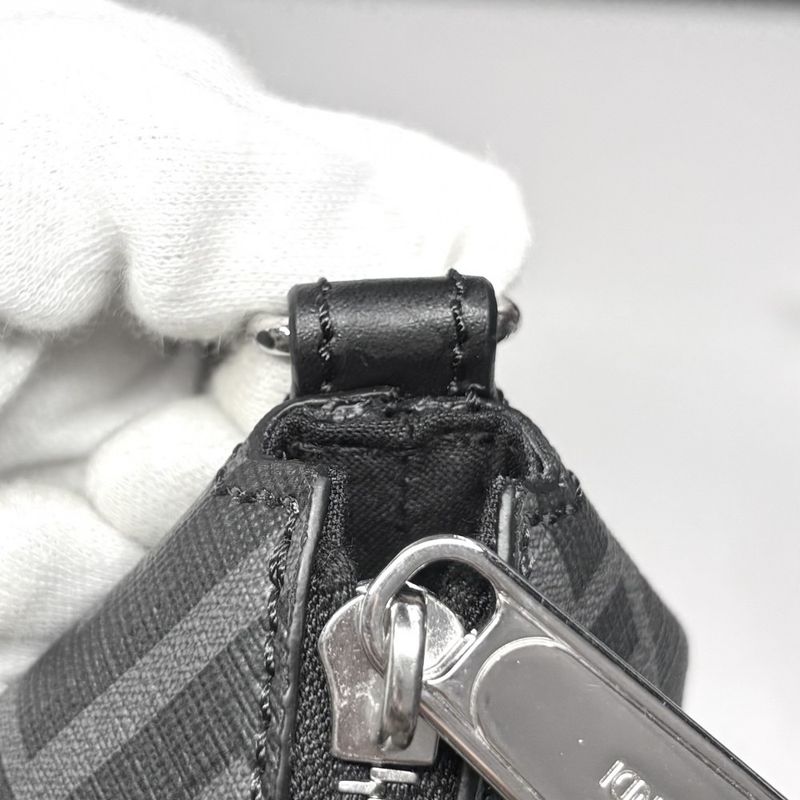 Fendi Shoulder Bag Men's Diagonal Messenger Bag FF Second Bag Shoulder Crossbody