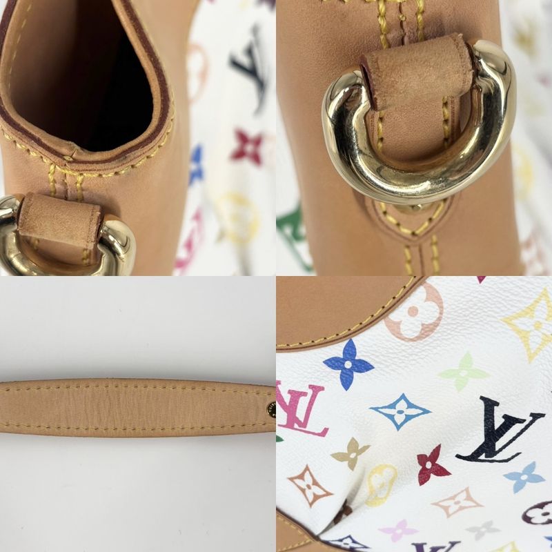 Louis Vuitton 2WAY Women's Judy MM Semi Shoulder Bag Handbag Shoulder White