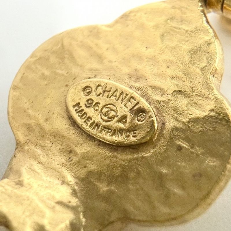 Chanel Necklace Ladies Pendant Gripore Long Necklace Vintage Coco Mark Accessori