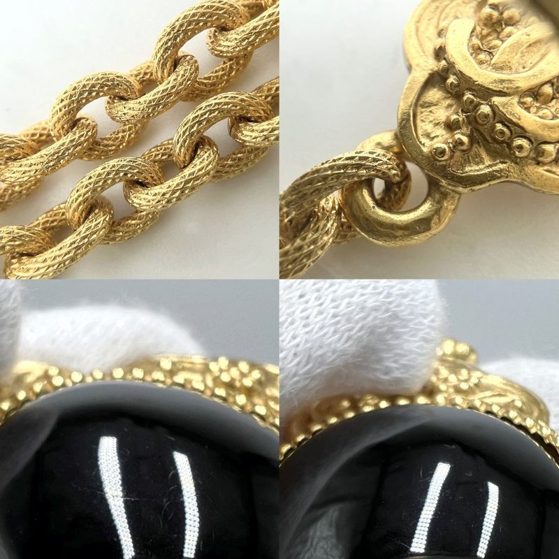 Chanel Necklace Ladies Pendant Gripore Long Necklace Vintage Coco Mark Accessori