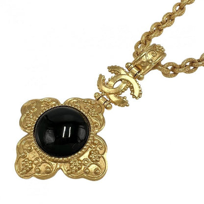 Chanel Necklace Ladies Pendant Gripore Long Necklace Vintage Coco Mark Accessori