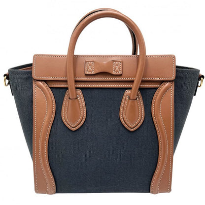 Celine 2WAY Women's Luggage Nano Shopper Handbag Shoulder Bag Shoulder Crossbody