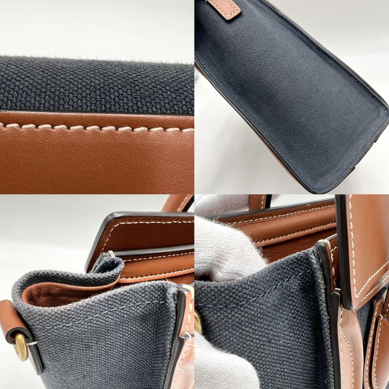 Celine 2WAY Women's Luggage Nano Shopper Handbag Shoulder Bag Shoulder Crossbody