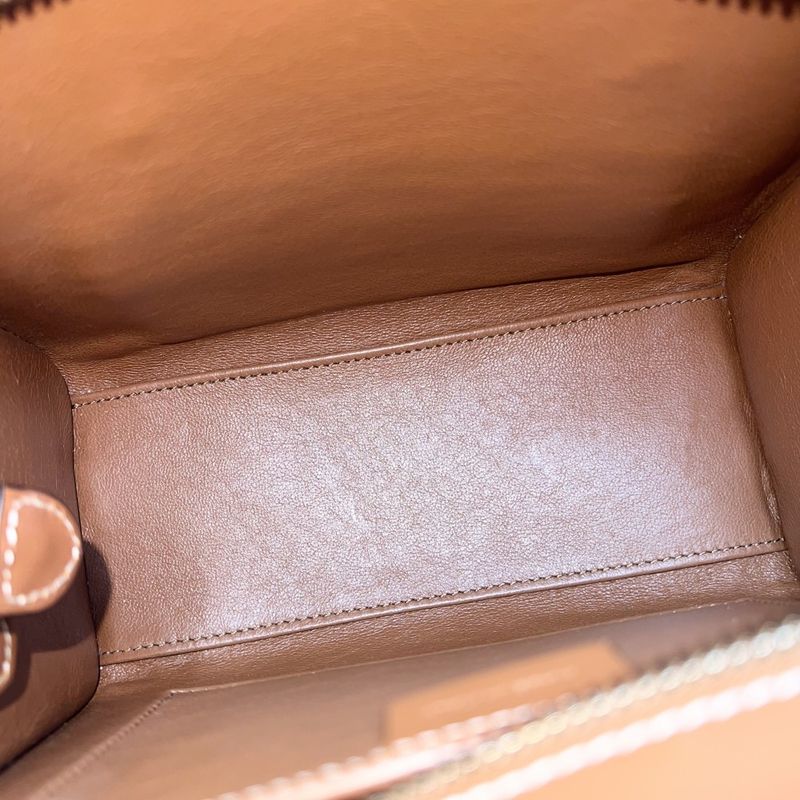 Celine 2WAY Women's Luggage Nano Shopper Handbag Shoulder Bag Shoulder Crossbody