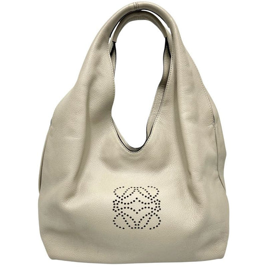 Loewe Handbag Women's Anagram Dunas Perforated Logo Shoulder Loewe Leather