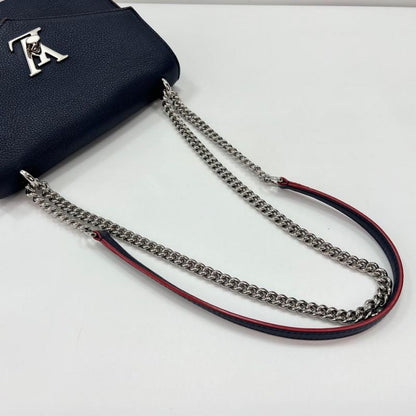 Louis Vuitton Shoulder Bag Women Shoulder My Lock Me BB Chain Shoulder Marine