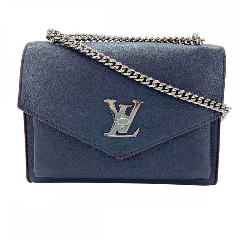 Louis Vuitton Shoulder Bag Women Shoulder My Lock Me BB Chain Shoulder Marine
