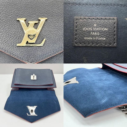 Louis Vuitton Shoulder Bag Women Shoulder My Lock Me BB Chain Shoulder Marine