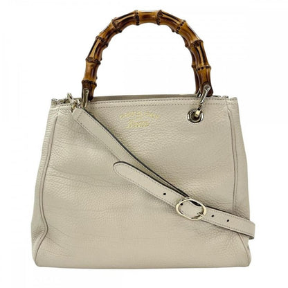 Gucci 2WAY Ladies Shoulder Crossbody Bamboo Handbag Shoulder Bag Gucci 336032