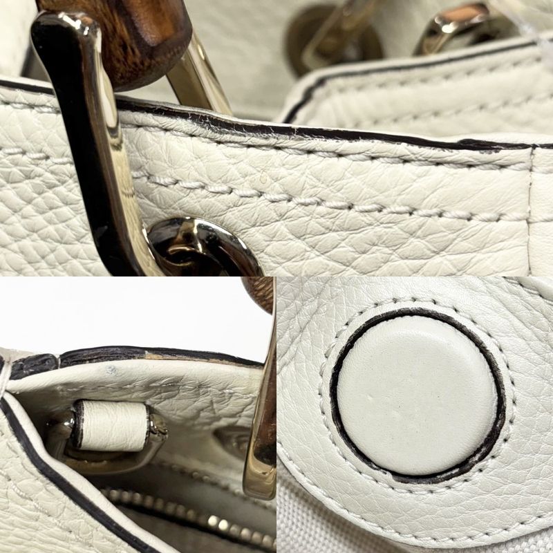 Gucci 2WAY Ladies Shoulder Crossbody Bamboo Handbag Shoulder Bag Gucci 336032