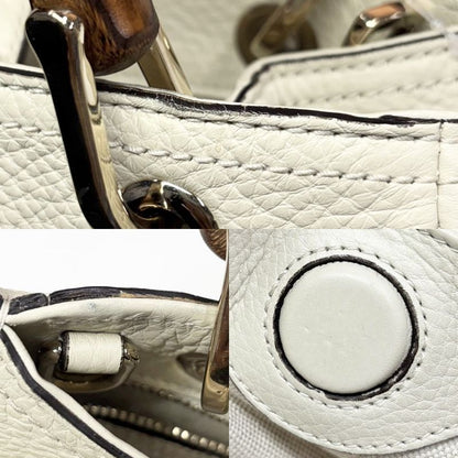 Gucci 2WAY Ladies Shoulder Crossbody Bamboo Handbag Shoulder Bag Gucci 336032