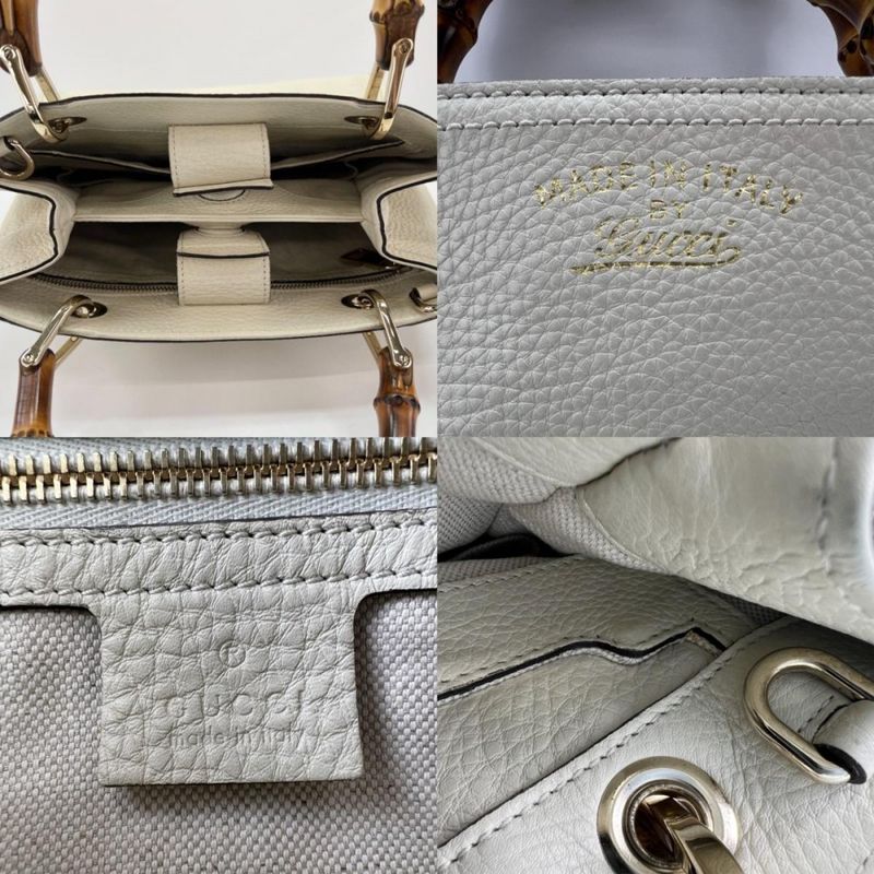 Gucci 2WAY Ladies Shoulder Crossbody Bamboo Handbag Shoulder Bag Gucci 336032