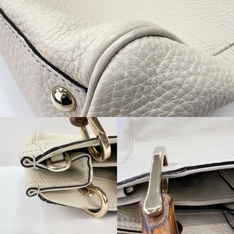 Gucci 2WAY Ladies Shoulder Crossbody Bamboo Handbag Shoulder Bag Gucci 336032