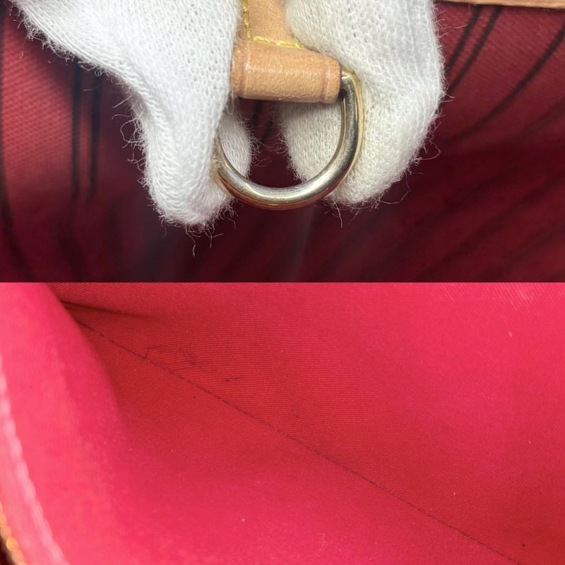 Louis Vuitton Tote Women's Handbag Shoulder Neverfull MM With Pouch Louis