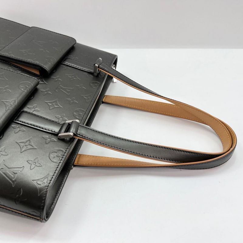 Louis Vuitton Tote Men's Handbag Shoulder Monogram Matte Wilwood Louis Vuitton