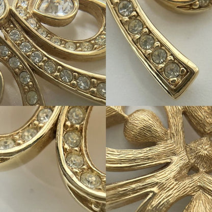 Christian Dior Brooch Clover Accessories Fashion Items Small