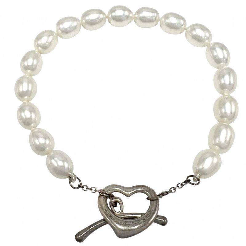 Tiffany & Co Bracelet Women's Accessories Jewelry Open Heart Pearl Tiffany & Co