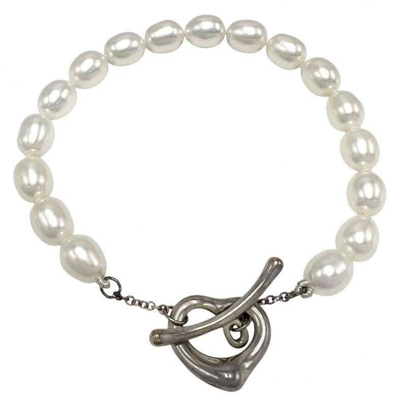 Tiffany & Co Bracelet Women's Accessories Jewelry Open Heart Pearl Tiffany & Co