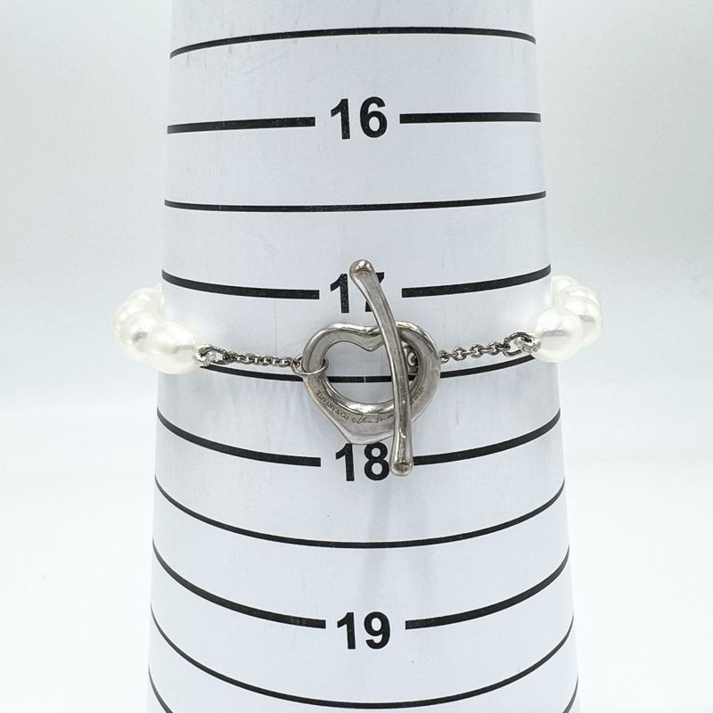 Tiffany & Co Bracelet Women's Accessories Jewelry Open Heart Pearl Tiffany & Co