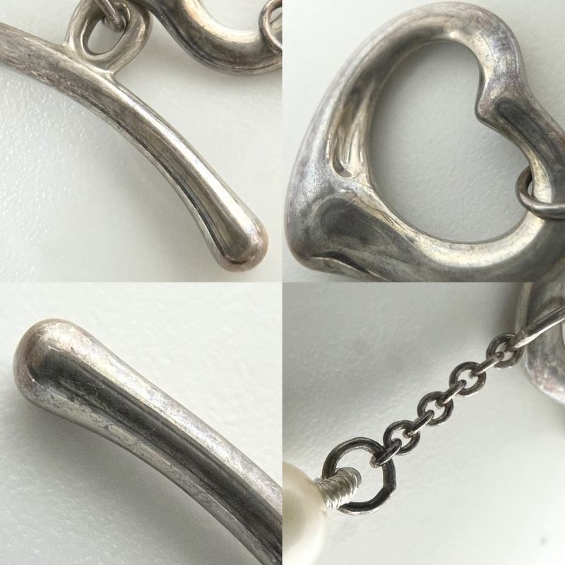 Tiffany & Co Bracelet Women's Accessories Jewelry Open Heart Pearl Tiffany & Co