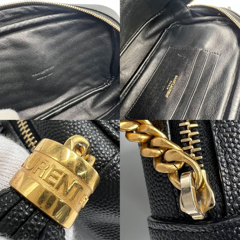 Saint Laurent Shoulder Bag Women's YSL Logo V Stitch Lou Crossbody Saint