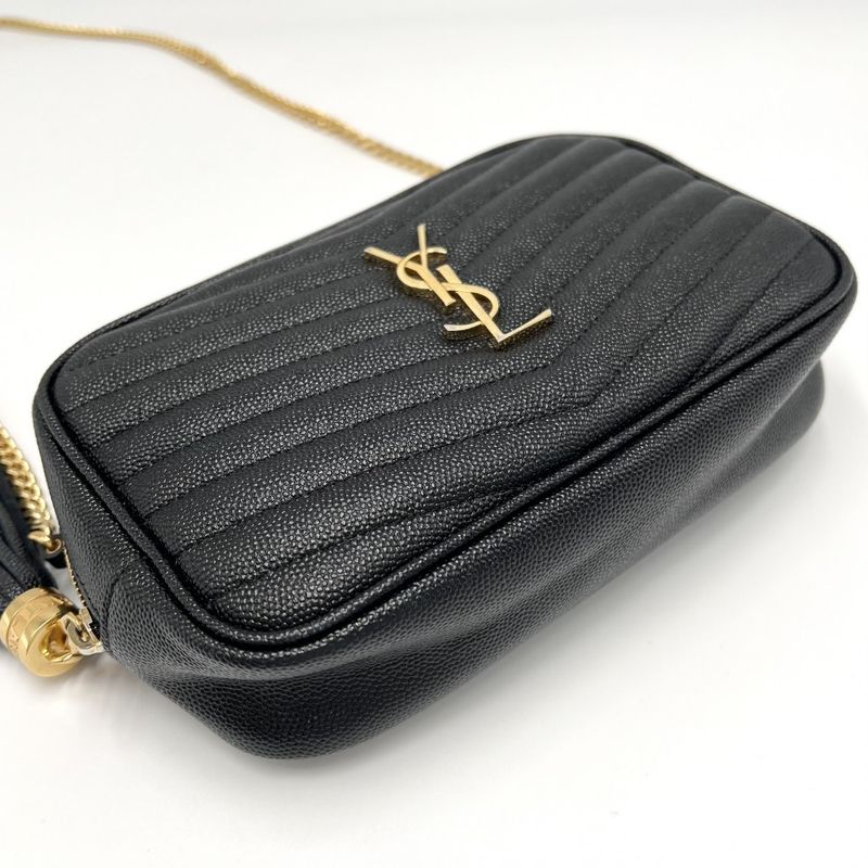 Saint Laurent Shoulder Bag Women's YSL Logo V Stitch Lou Crossbody Saint