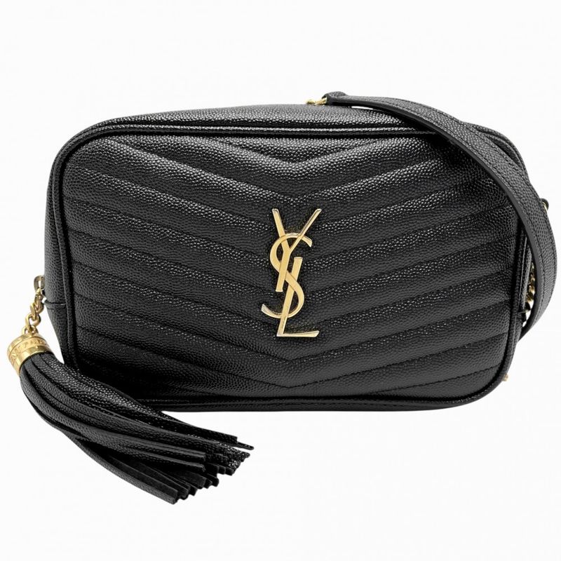 Saint Laurent Shoulder Bag Women's YSL Logo V Stitch Lou Crossbody Saint
