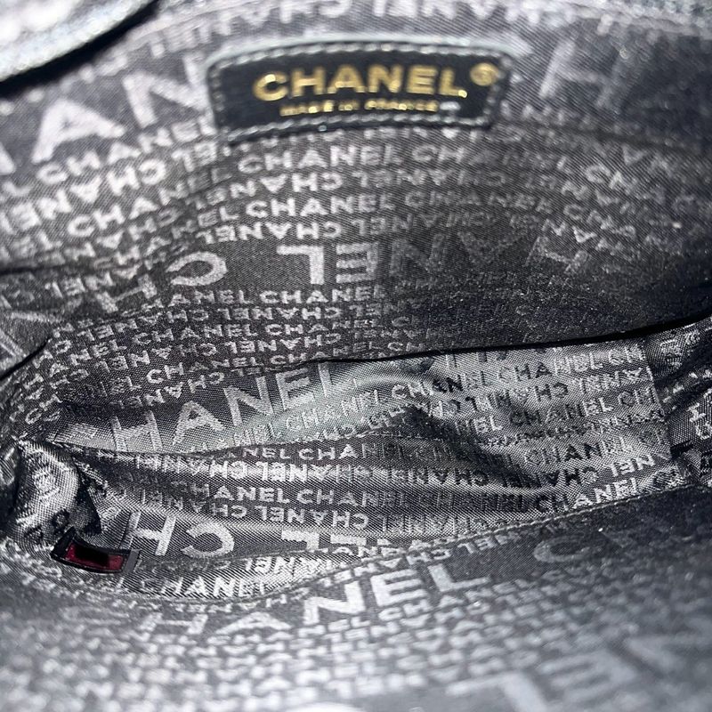 Chanel Handbag Women's Choco Bar Coco Mark Semi Shoulder Bag Chanel Leather