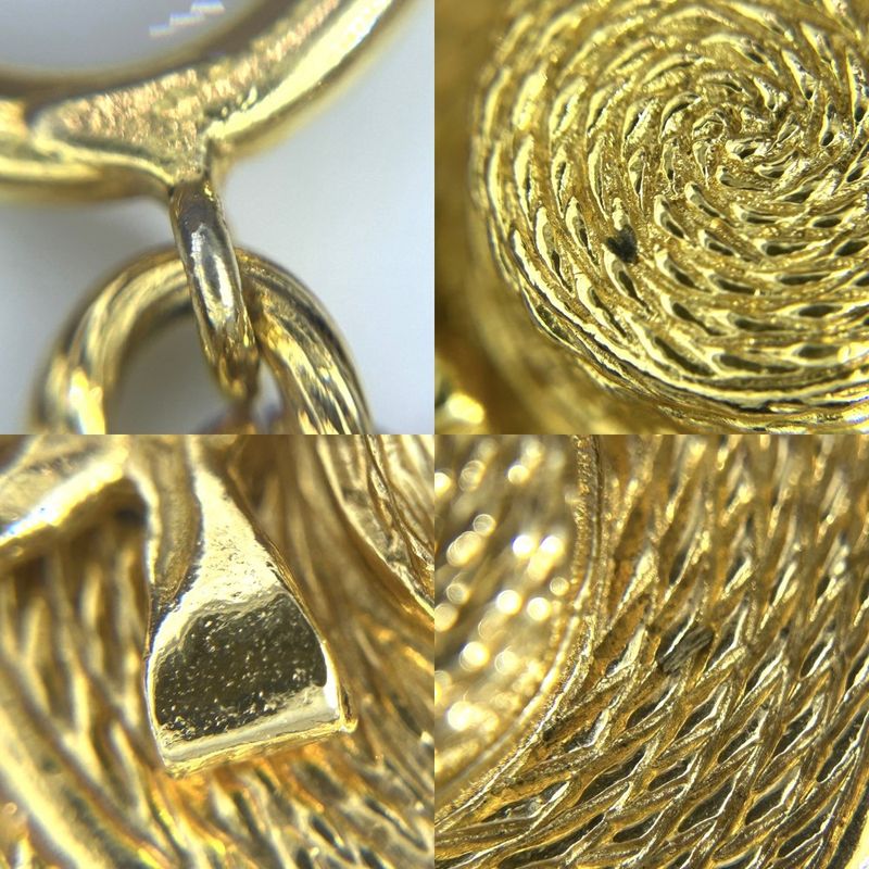 Chanel Necklace Women's Hat Motif Straw Hat Accessories Vintage Chanel GP Gold