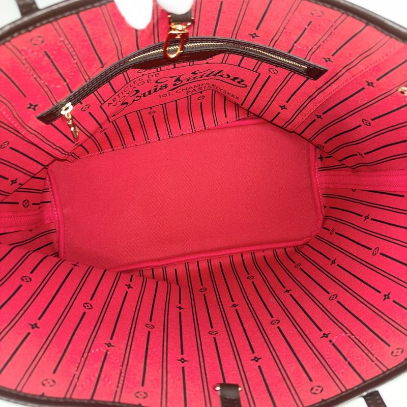 Louis Vuitton Tote Women's Neverfull MM Handbag Shoulder Louis Vuitton N51105