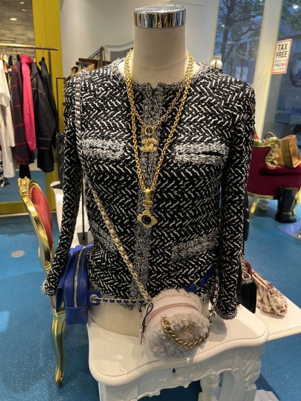 Chanel Shoulder Bag Women's Chanel 19 Round Coco Mark Chain Crossbody 2WAY Mini