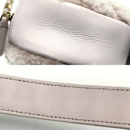 Chanel Shoulder Bag Women's Chanel 19 Round Coco Mark Chain Crossbody 2WAY Mini