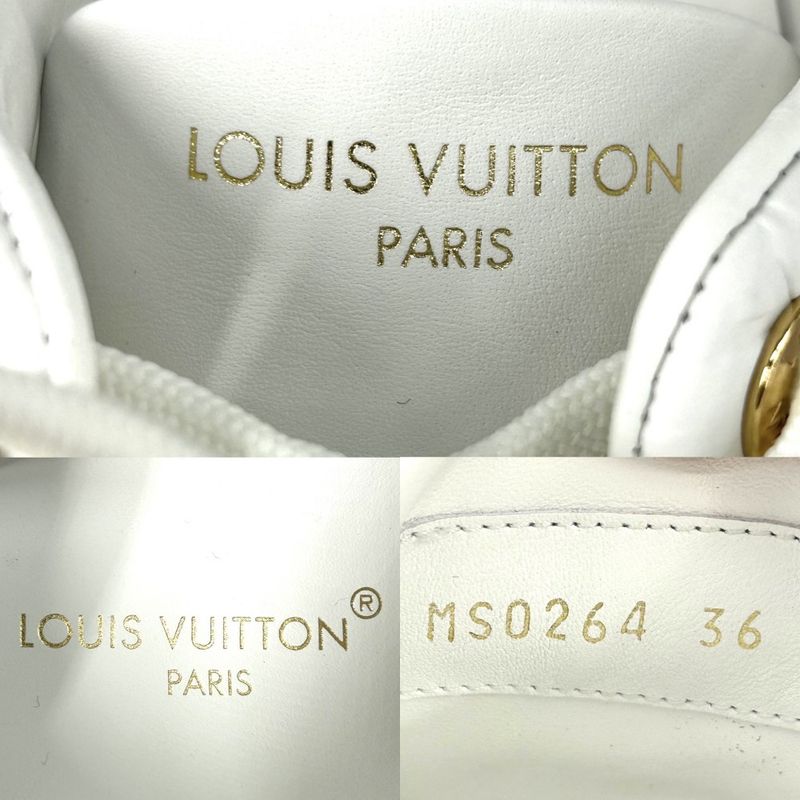 Louis Vuitton Sneakers Women's Monogram Front Low Shoes Fashion Item Size 26