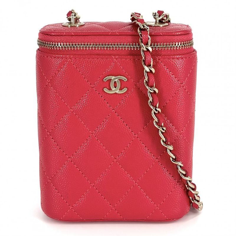 Chanel Shoulder Bag Women Shoulder Crossbody Matelasse Vanity Pouch Chain