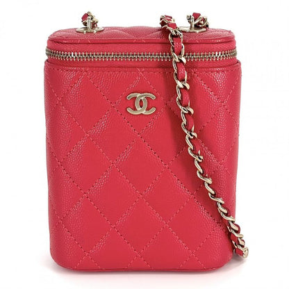 Chanel Shoulder Bag Women Shoulder Crossbody Matelasse Vanity Pouch Chain