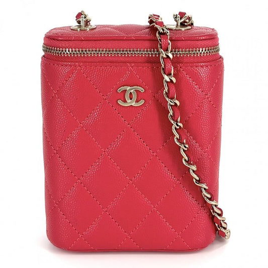 Chanel Shoulder Bag Women Shoulder Crossbody Matelasse Vanity Pouch Chain