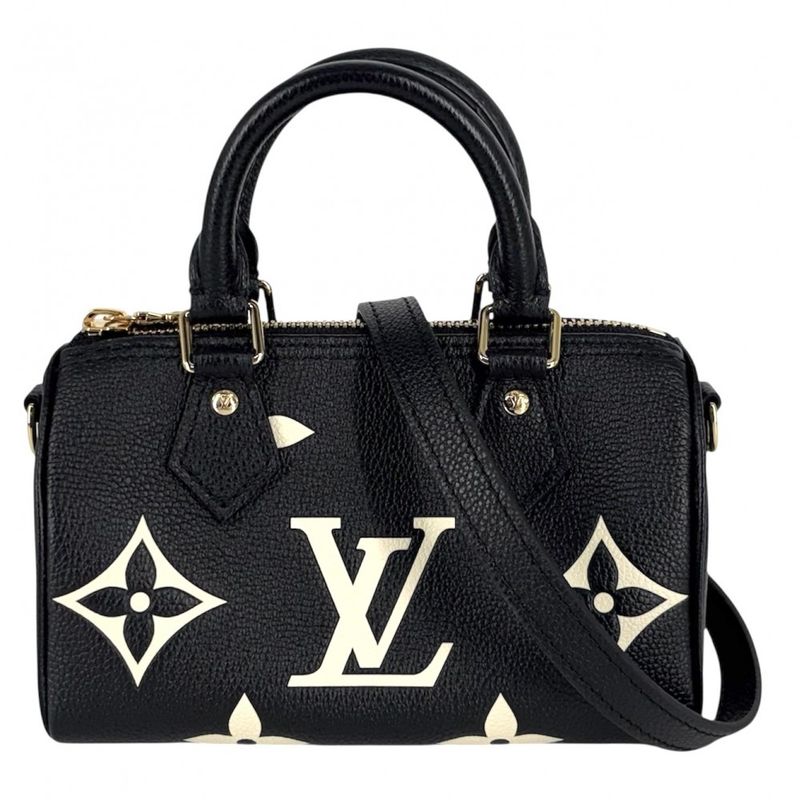 Louis Vuitton 2WAY Women's Monogram Empreinte Nano Speedy Handbag Shoulder Bag