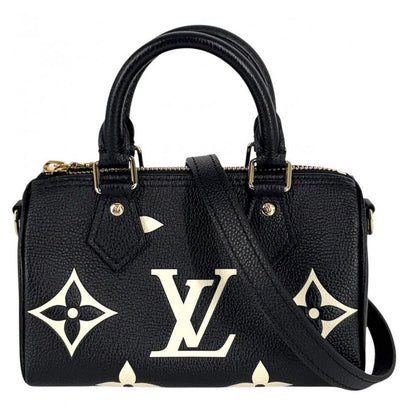 Louis Vuitton 2WAY Women's Monogram Empreinte Nano Speedy Handbag Shoulder Bag