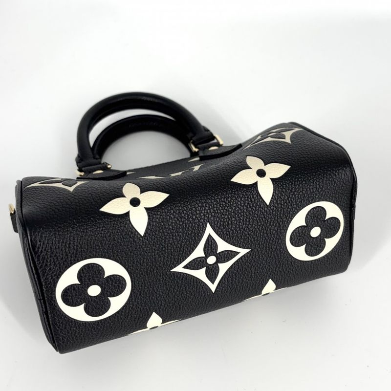 Louis Vuitton 2WAY Women's Monogram Empreinte Nano Speedy Handbag Shoulder Bag